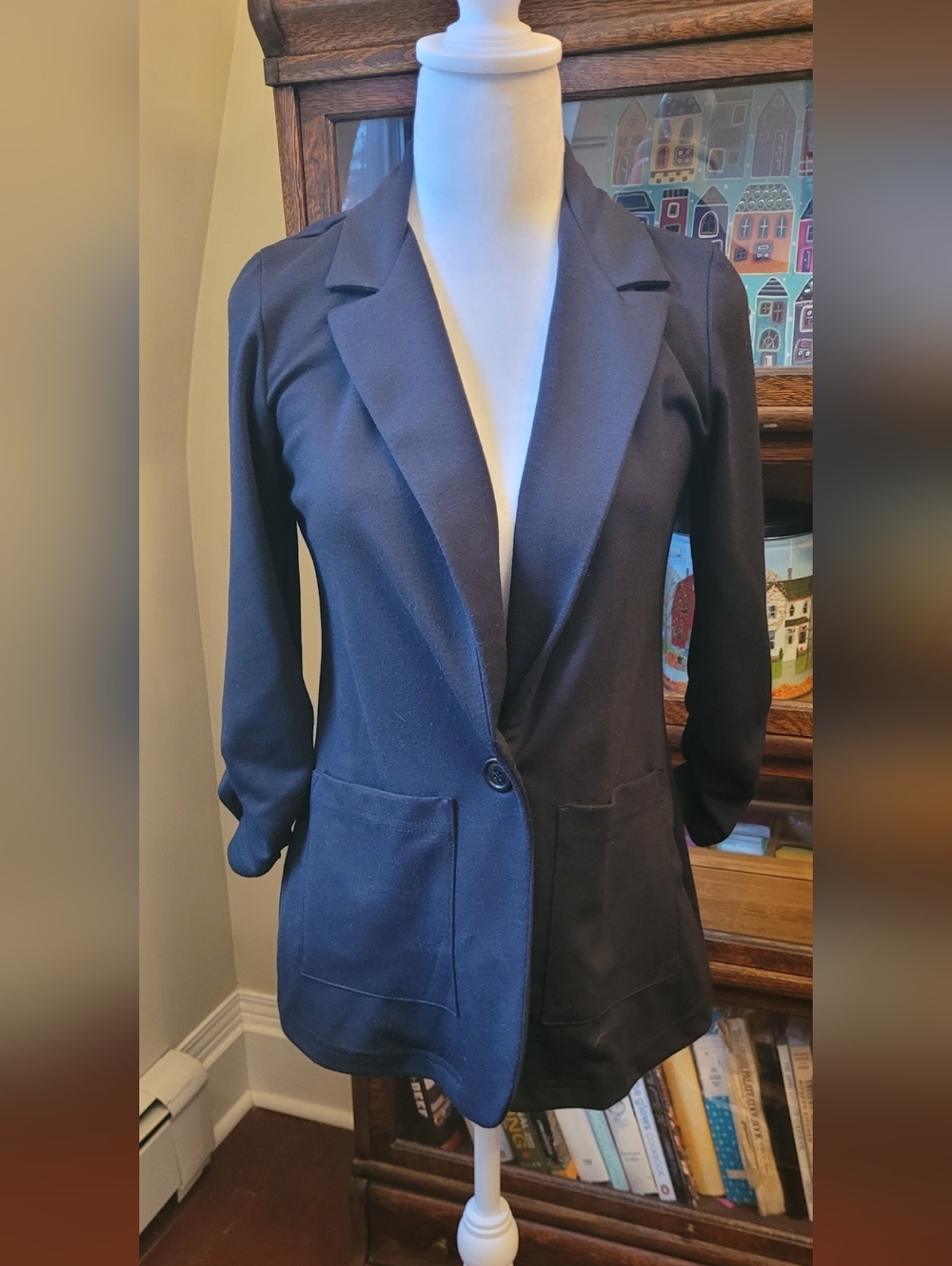 🥳2/$35🥳 Eclipse Navy Single-Button Tailored Blazer